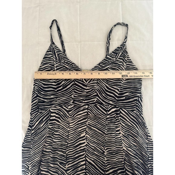 Pineapples Dress‎ Womens Extra Small Sleeveless Gauzy Summer Pockets - Picture 5 of 9